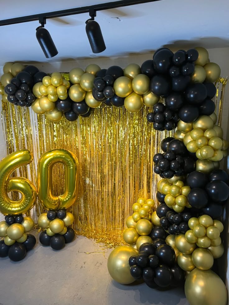 Black Sequin Panel Birthday