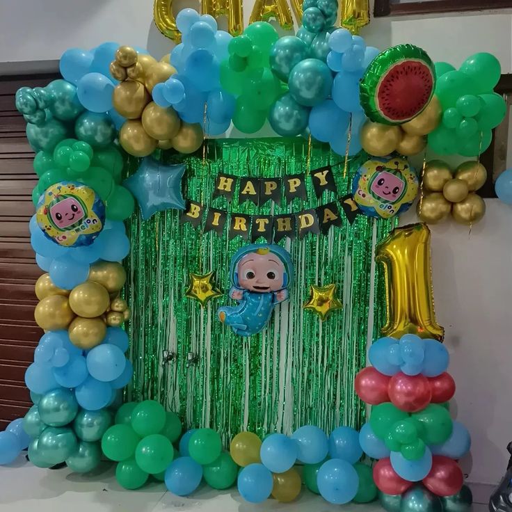 Birthday Balloon Ring Decor