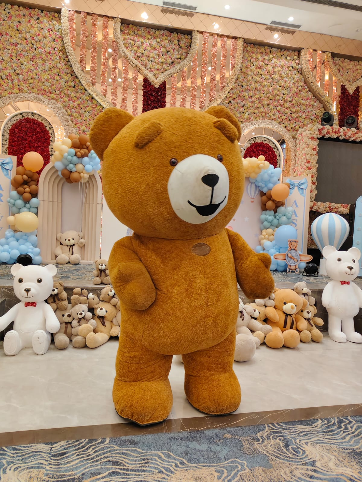 Welcome Baby Boy Teddy Bear Theme