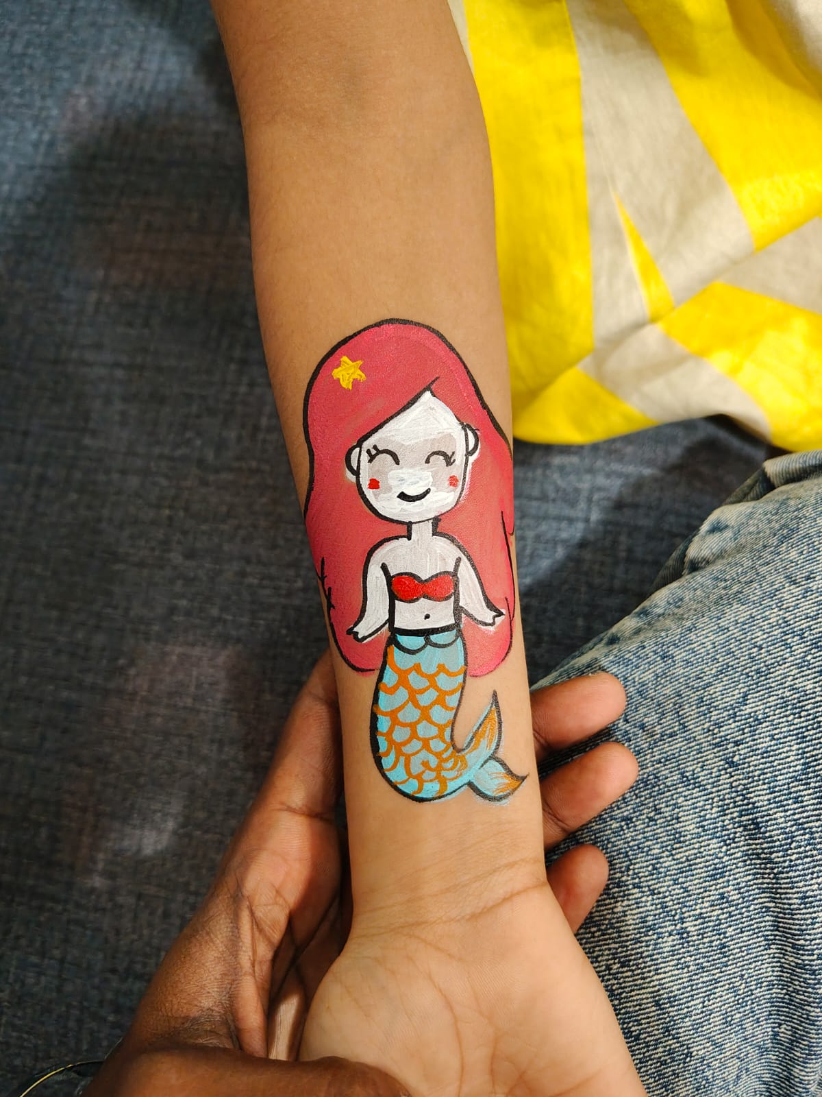 Mermaid Theme Ring Decor